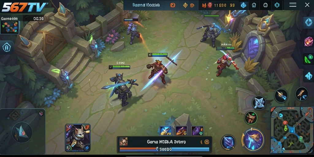 Tangkapan layar gameplay seru dari 567TV yang penuh aksi.