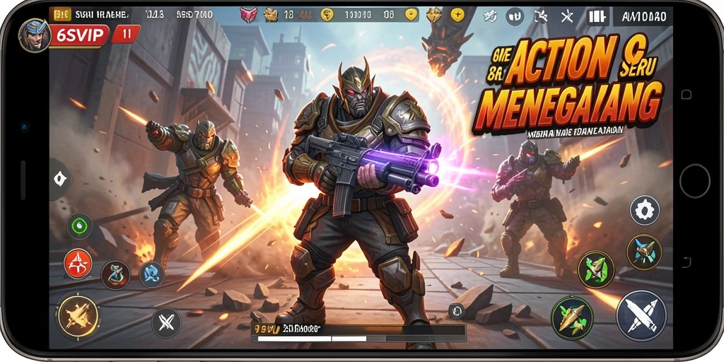 Tampilan gameplay seru dan menegangkan di 6SVIP.