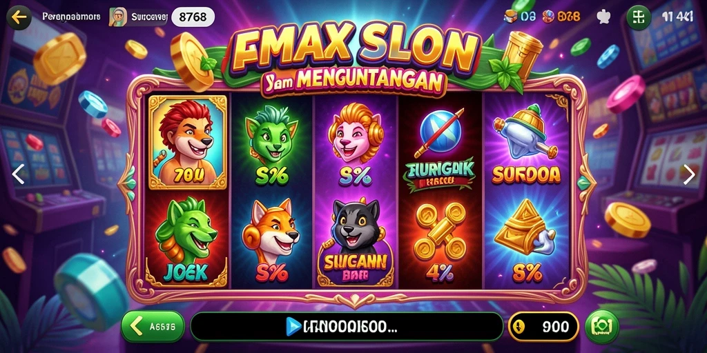 Tampilan menarik dari gameplay slot 8768 yang penuh warna.