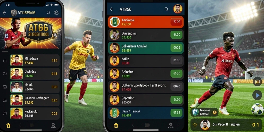 Screenshot AT866 menampilkan pengalaman taruhan olahraga yang seru.