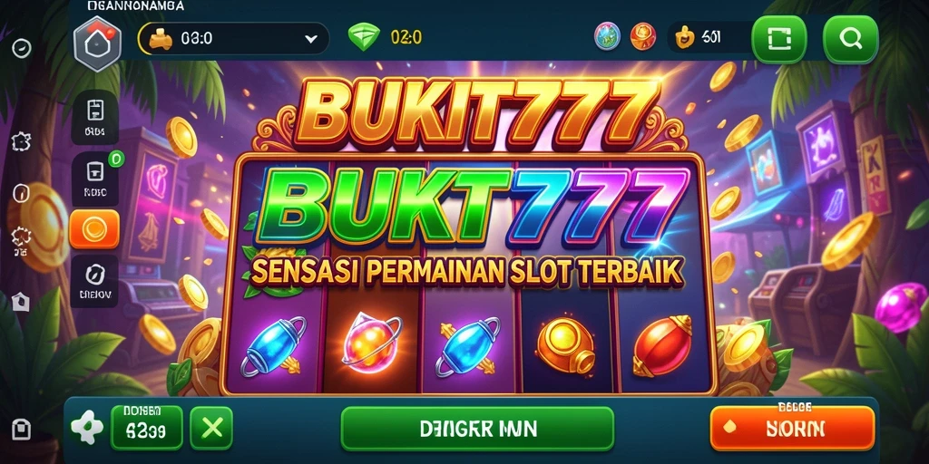 Tampilan menarik dan gameplay seru BUKIT777 yang tidak akan membosankan.