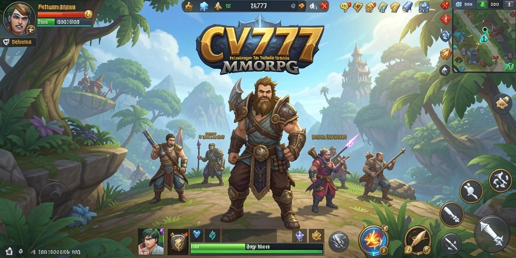 Screenshot CV777 menampilkan aksi seru dalam pertempuran multiplayer.