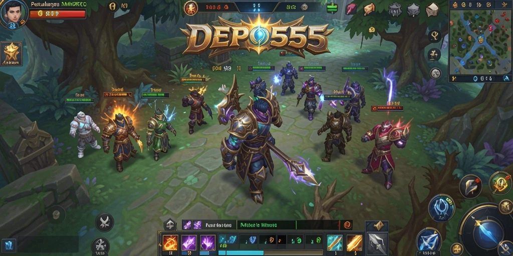 Tangkapan layar gameplay DEPO555 yang penuh aksi dan petualangan.