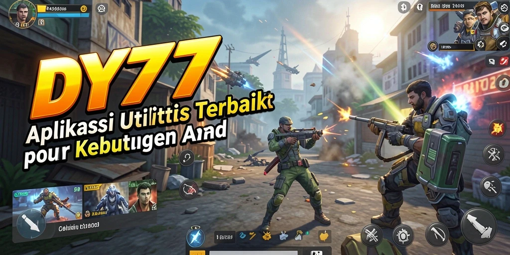 Tampilan utama DY777 yang menampilkan fitur utilitas praktis.