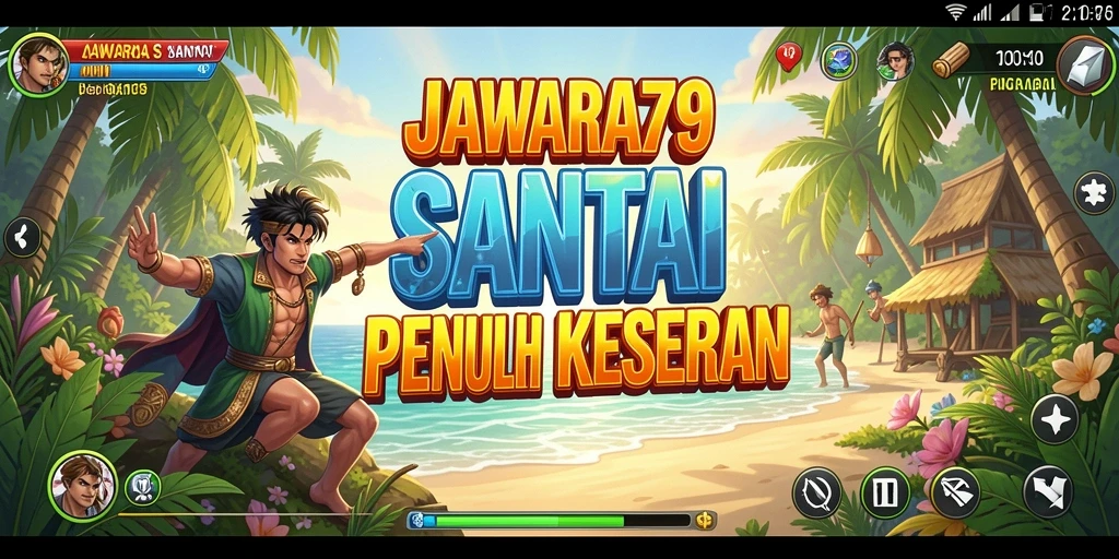 Tampilan gameplay seru dari JAWARA79 yang menggembirakan.