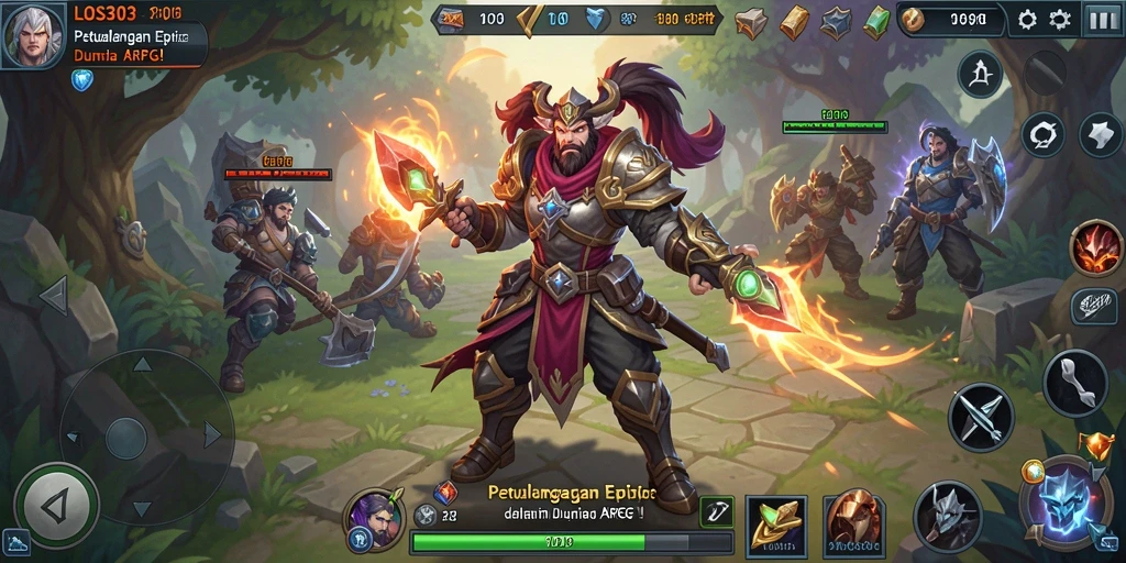 Screenshot gameplay LOS303 yang mendebarkan dalam dunia ARPG.