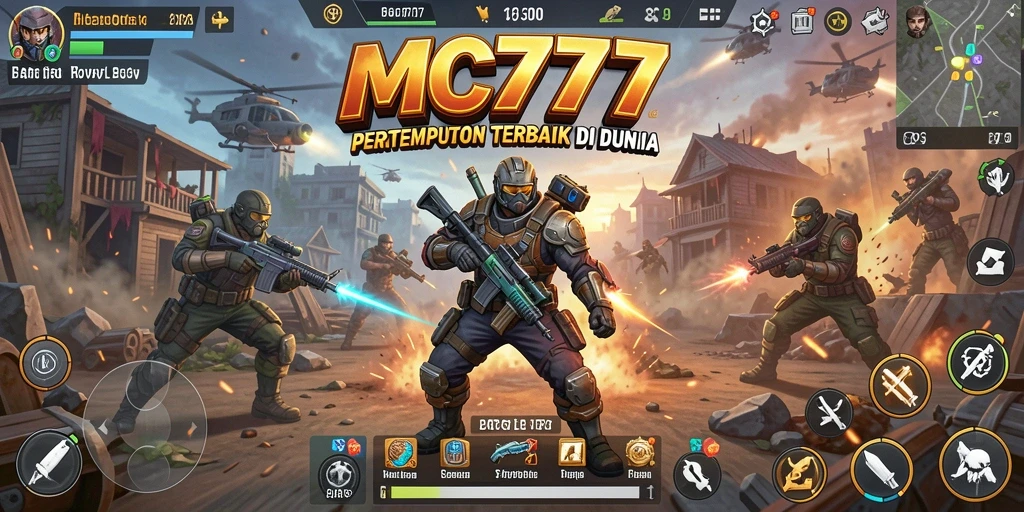 Gameplay mendebarkan MC777 yang menunjukkan pertempuran intens.