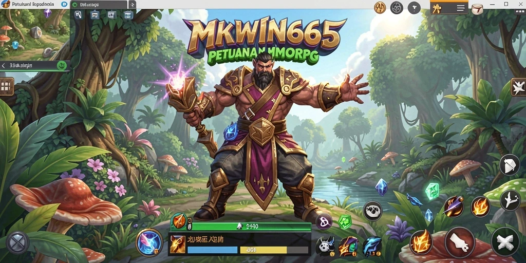 Screenshot menarik dari gameplay seru MKWIN666 saat bermain MMORPG.