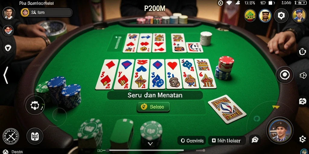 Tampilan gameplay P200M yang menarik dan mendebarkan.