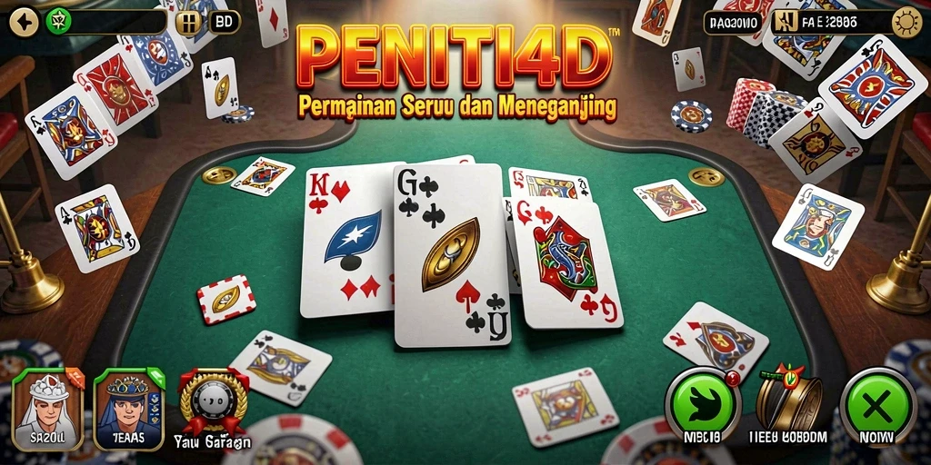 Tampilan gameplay seru dan interaktif dari PENITI4D.