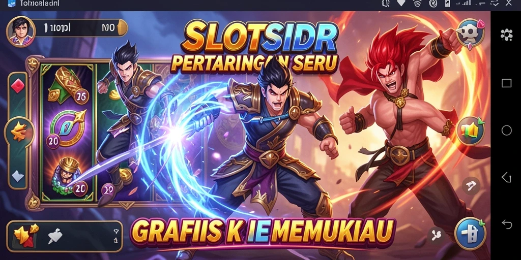 Tampilan seru dari gameplay SLOTSIDR yang menegangkan.