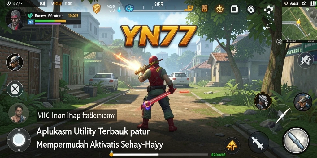 Tampilan utama YN777 yang menampilkan berbagai fitur utility yang bermanfaat.