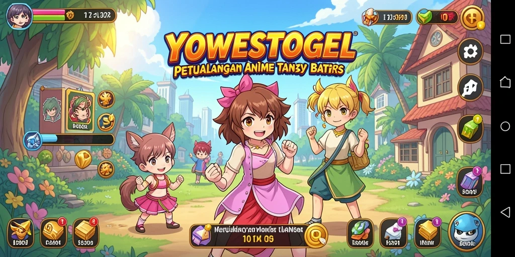 Menampilkan gameplay seru di dunia anime yang memukau.